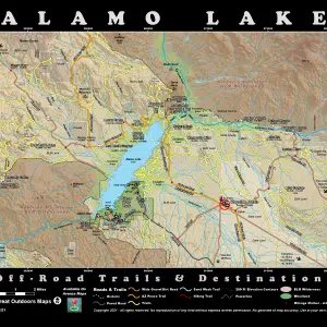 Alamo lake map