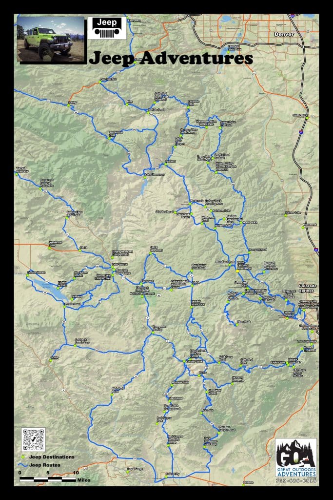 Jeep adventures trail map
